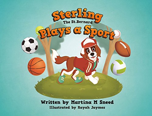 Sterling the St. Bernard Plays a Sport